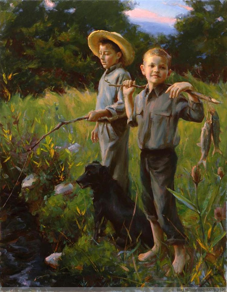 美国Michael Malm人物油画作品欣赏