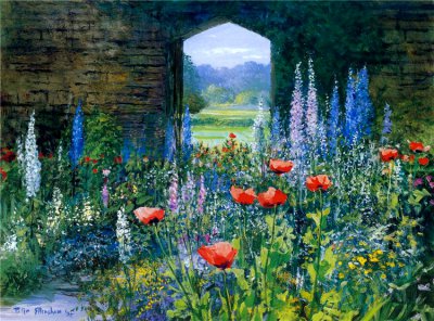 英国Peter Ellenshaw风景油画作品欣赏