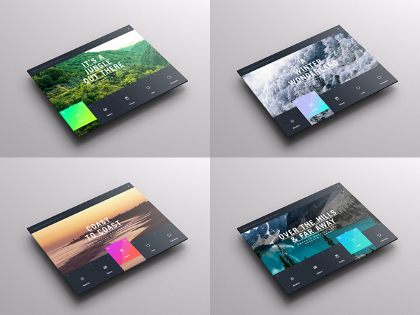 Weather Dashboard  Global Outlook UIUX平面设计作品
