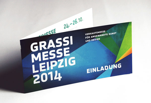 Grassimesse Leipzig活动平面印刷设计