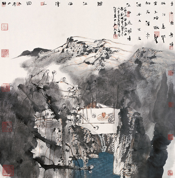卢禹舜国画欣赏