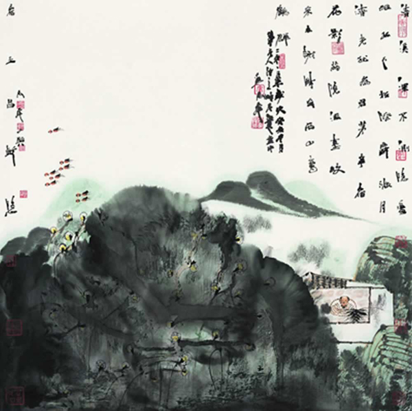 卢禹舜国画欣赏
