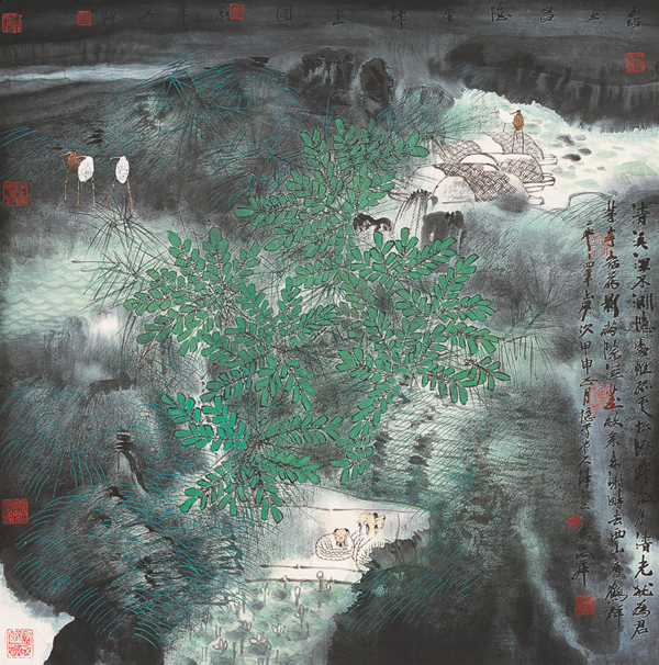 卢禹舜国画欣赏