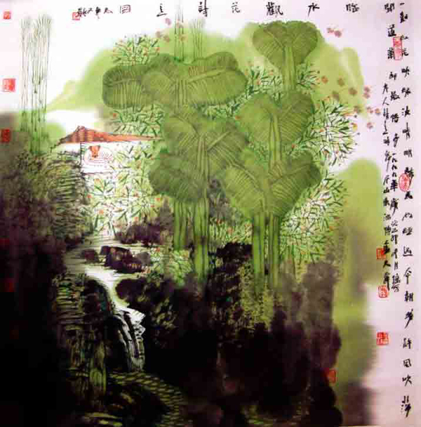 卢禹舜国画欣赏