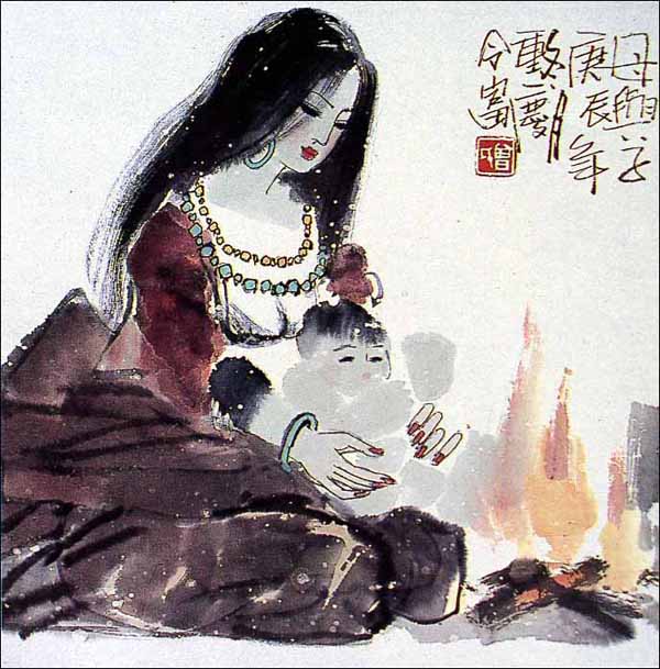 曾令富国画欣赏