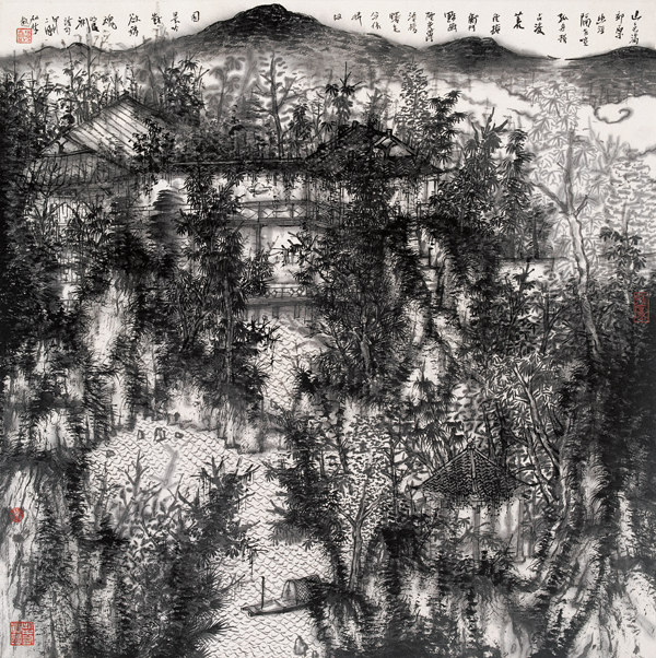 何加林国画作品欣赏二