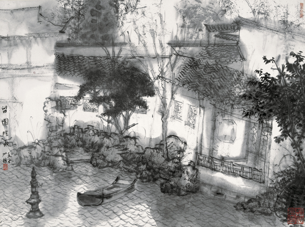 何加林国画作品欣赏二