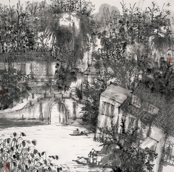 何加林国画作品欣赏二