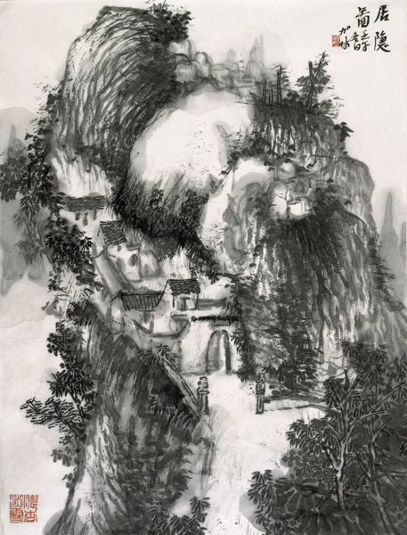 何加林国画作品欣赏二
