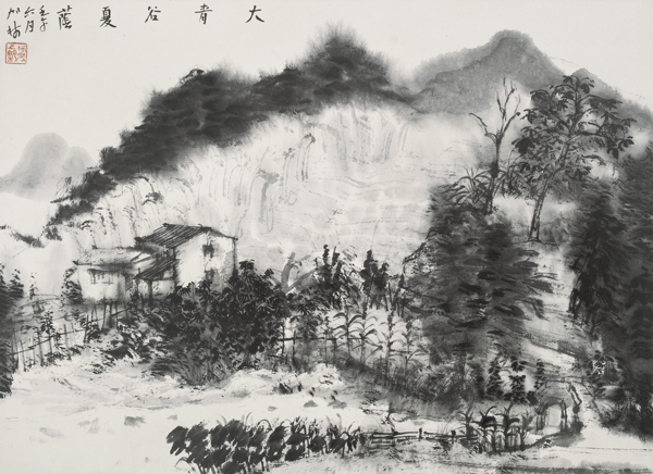 何加林国画作品欣赏二