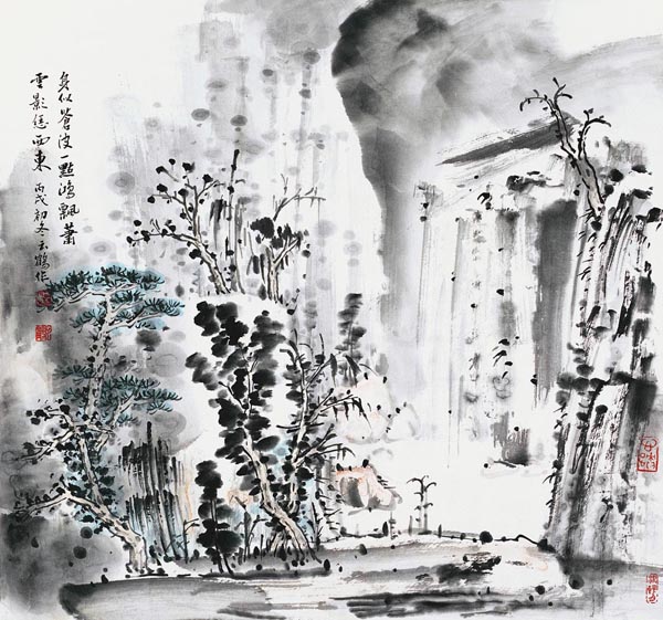 虚谷国画作品欣赏