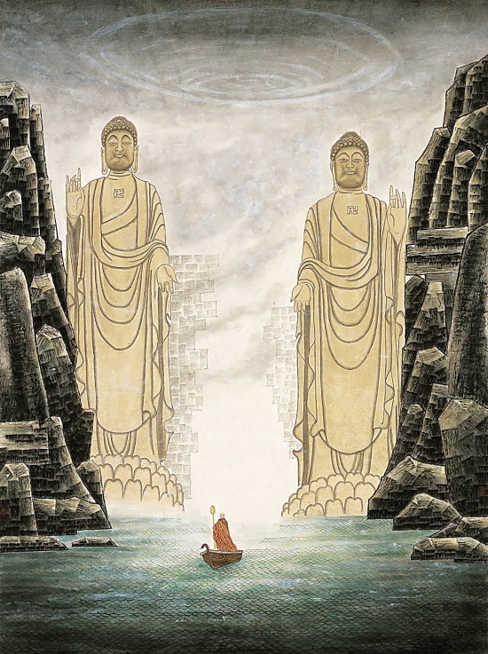 郭关禅国画作品