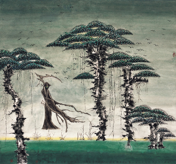 郭关禅国画作品
