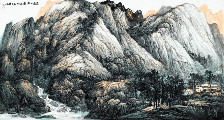 王焕波国画山水作品