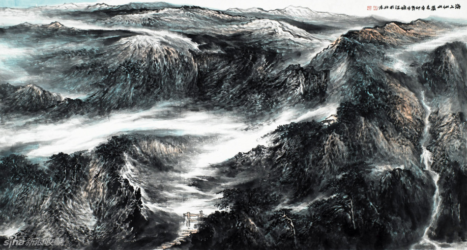 王焕波国画山水作品