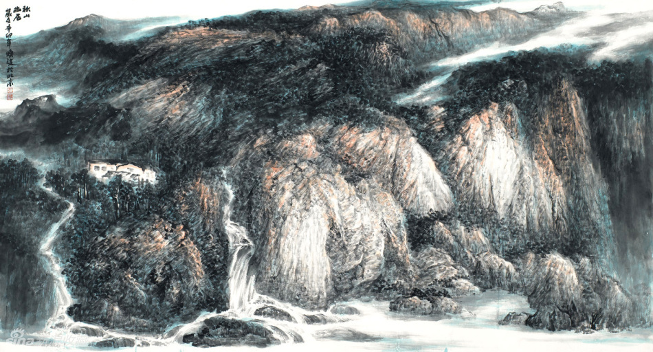 王焕波国画山水作品