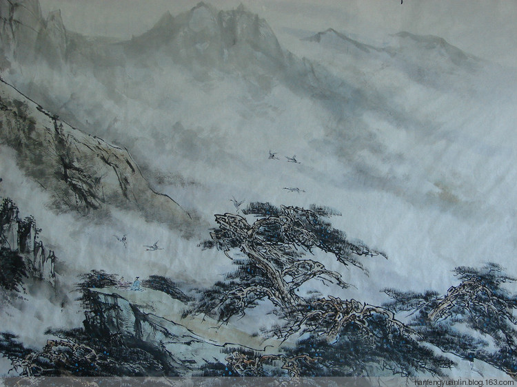 霍宝廷国画花鸟作品