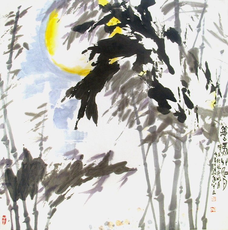 刘伯骏写意花鸟画