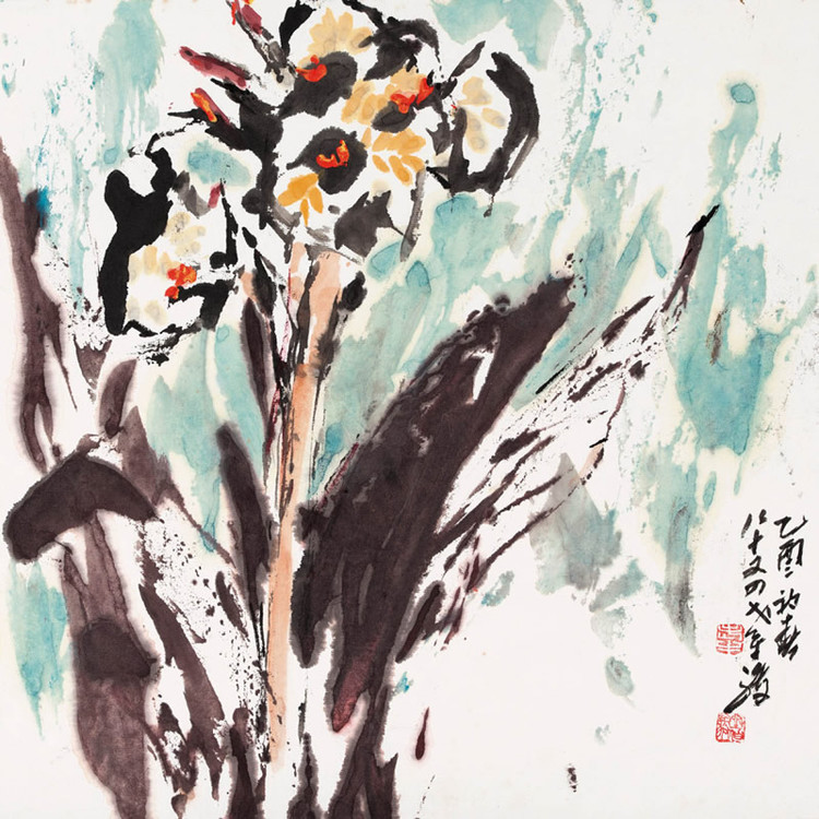 刘伯骏写意花鸟画