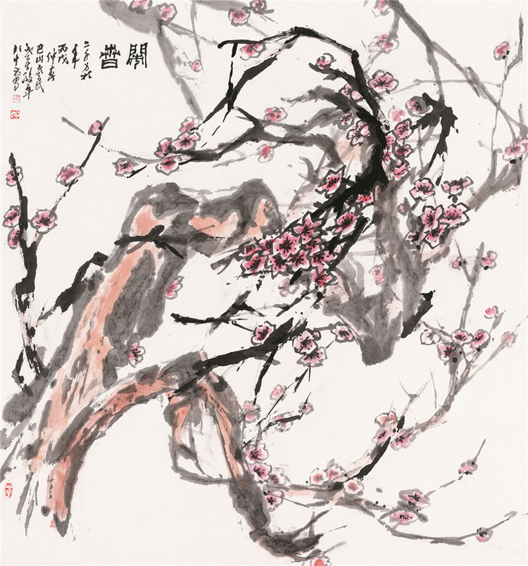 刘伯骏写意花鸟画