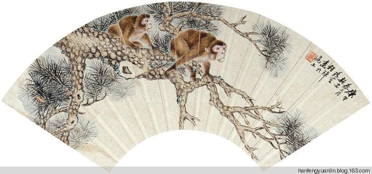 程瑶笙国画山水作品