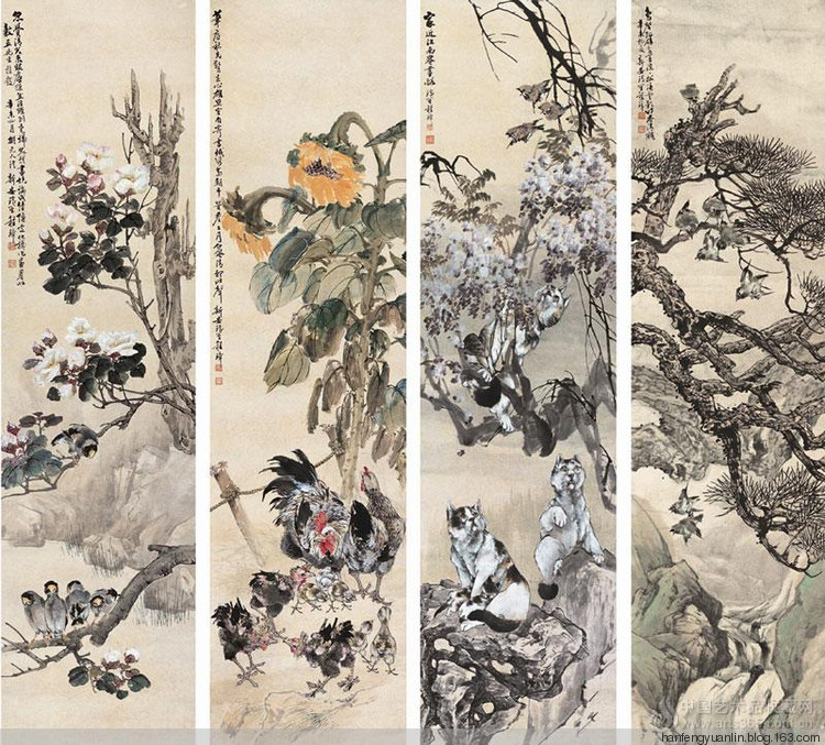 程瑶笙国画山水作品
