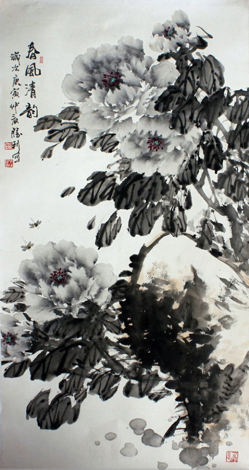 孙胜利国画花鸟作品
