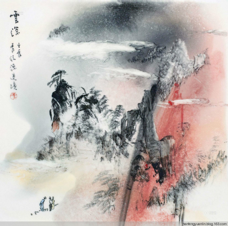李沃源国画山水作品