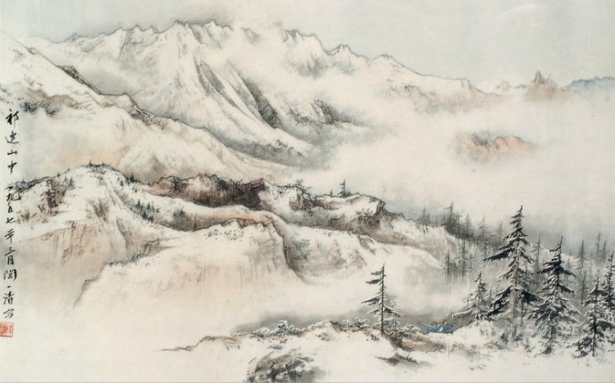 陶一清国画山水作品