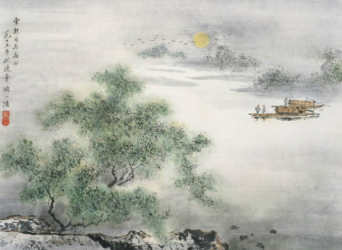 陶一清国画山水作品