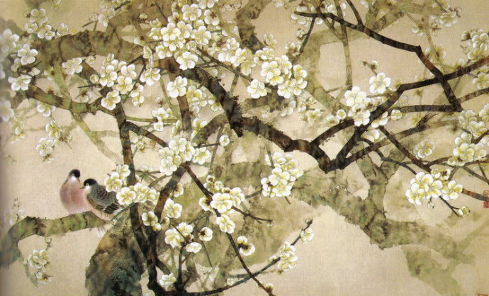 陈志才国画花鸟作品