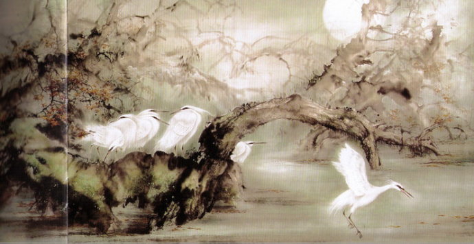陈志才国画花鸟作品