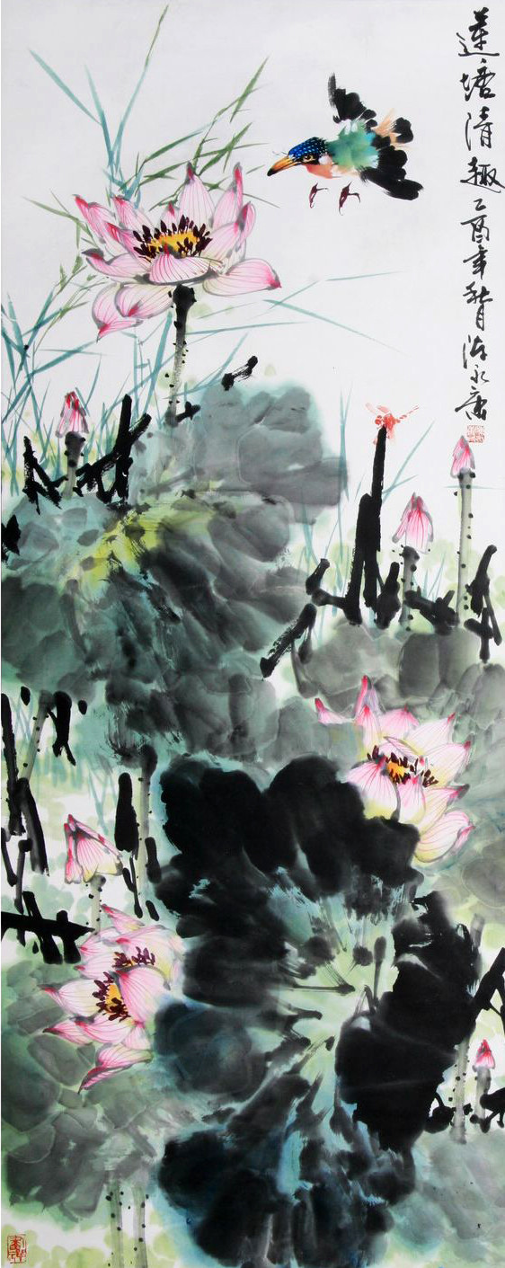 陈永康国画花鸟作品