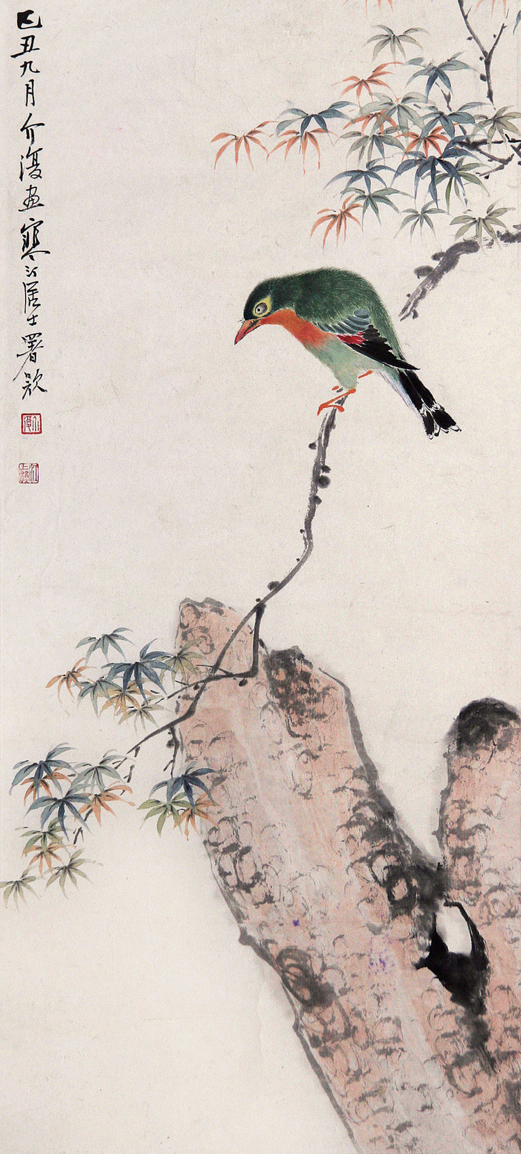 房介复国画花鸟作品