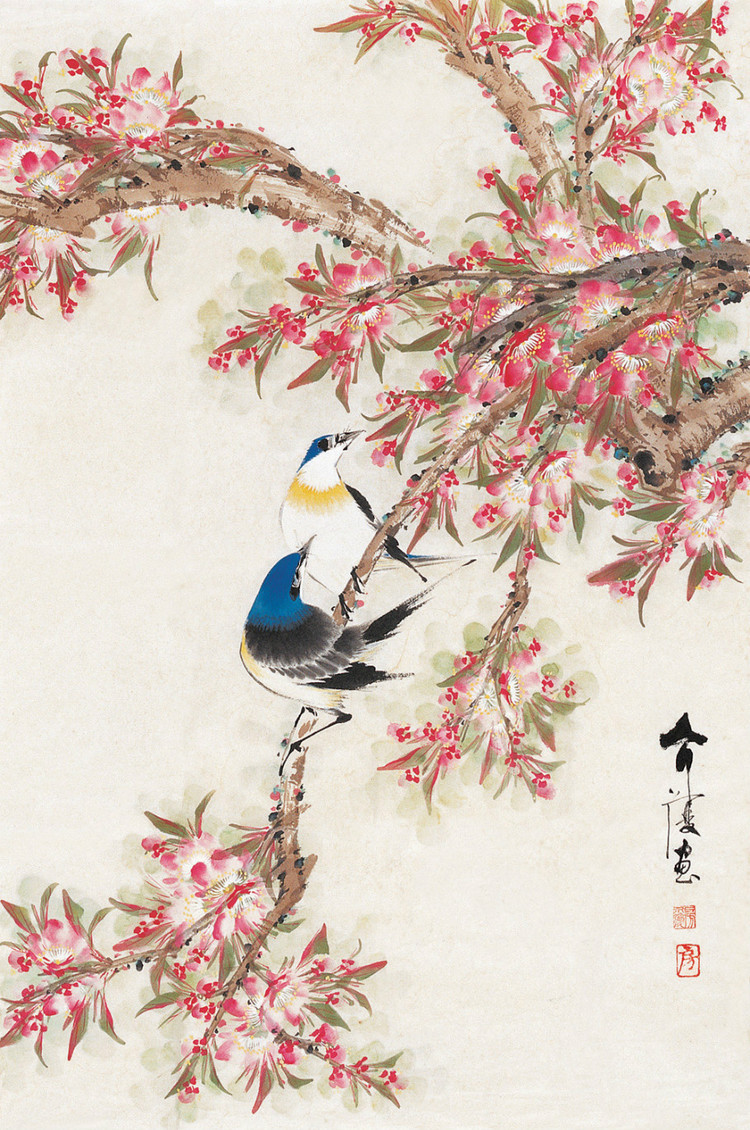 房介复国画花鸟作品