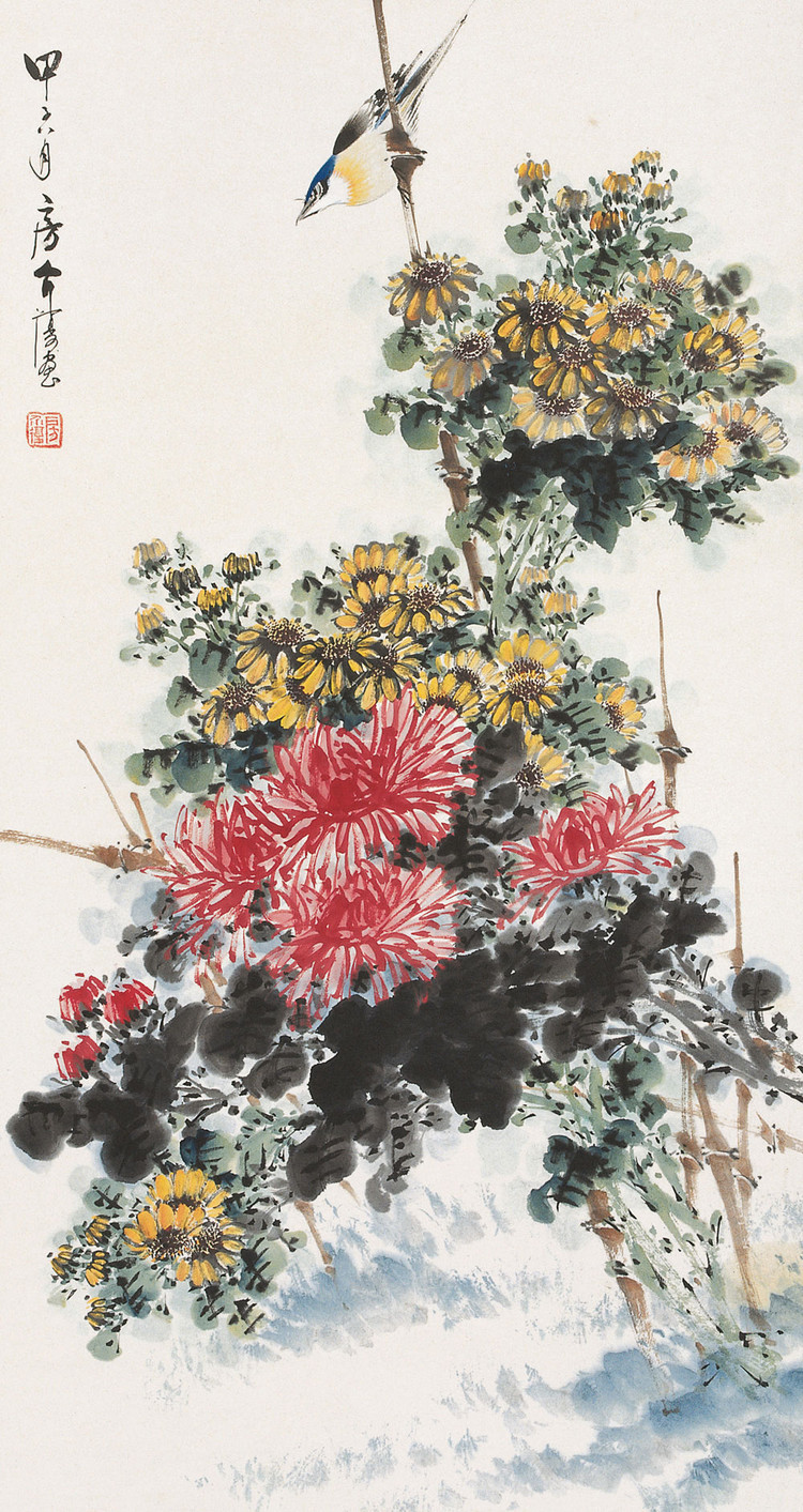 房介复国画花鸟作品
