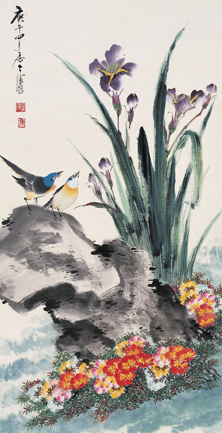 房介复国画花鸟作品