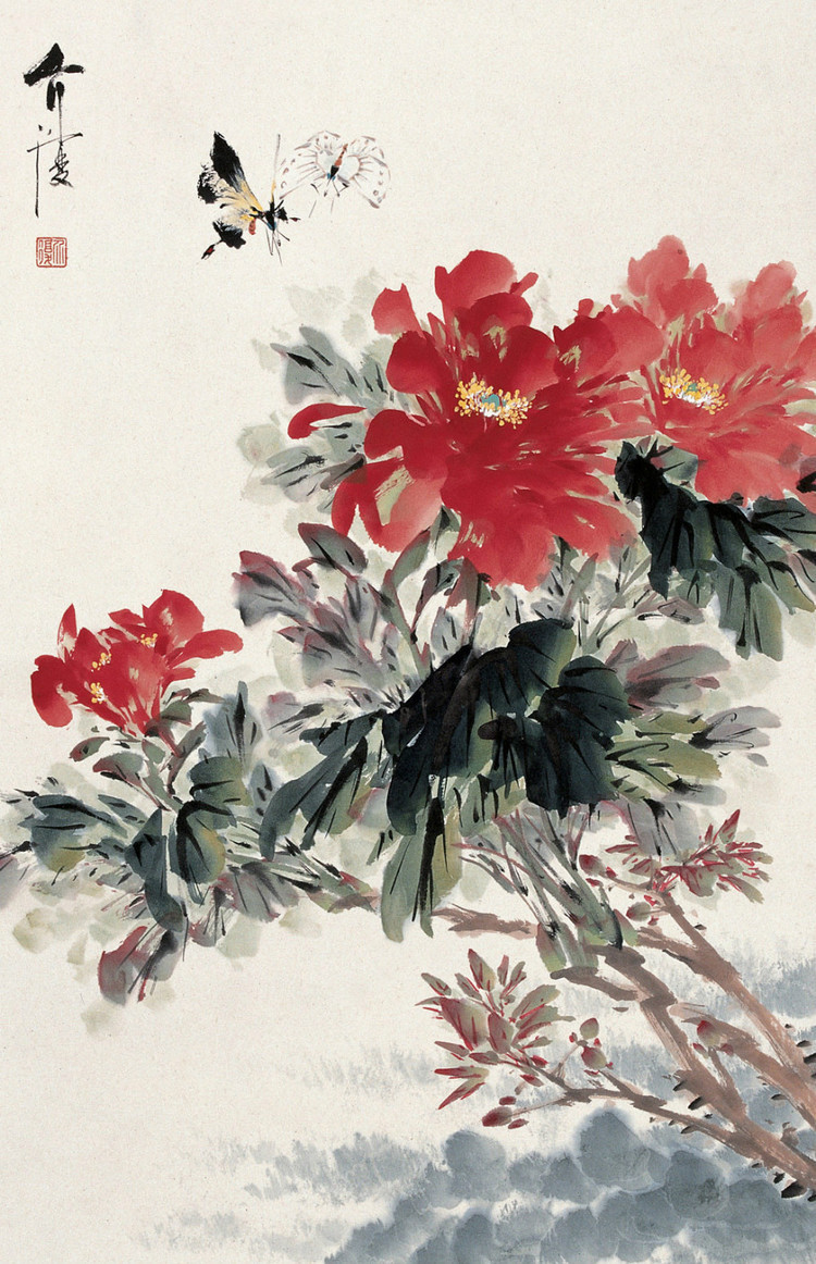 房介复国画花鸟作品