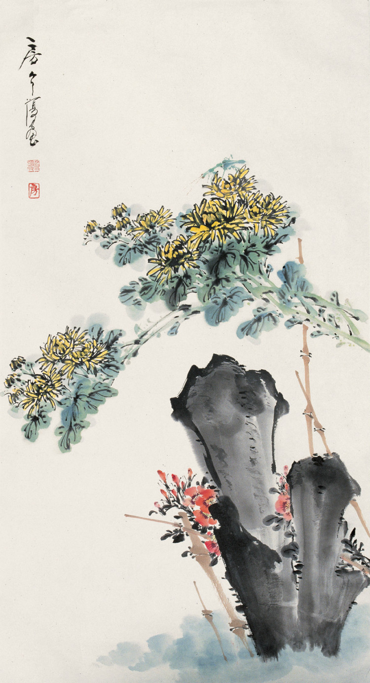 房介复国画花鸟作品
