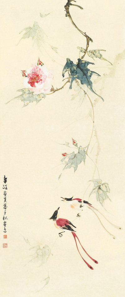 周千秋国画动物作品