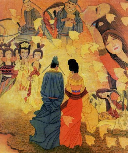 戴宏海国画人物作品