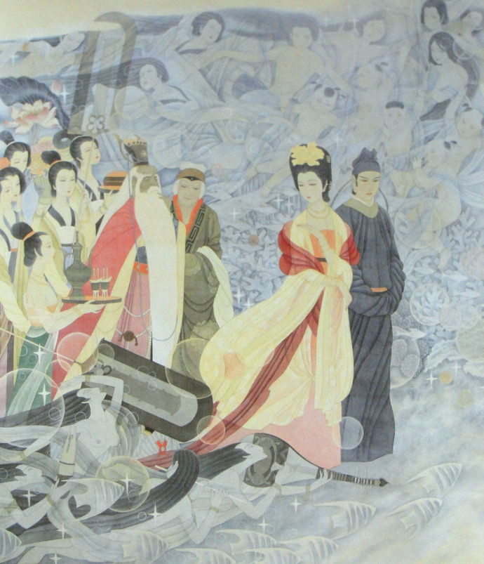 戴宏海国画人物作品