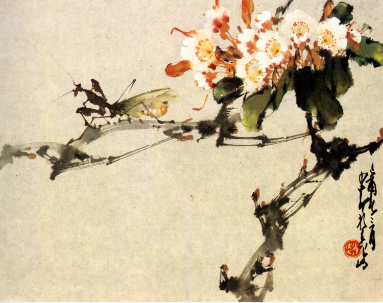 赵少昂国画作品