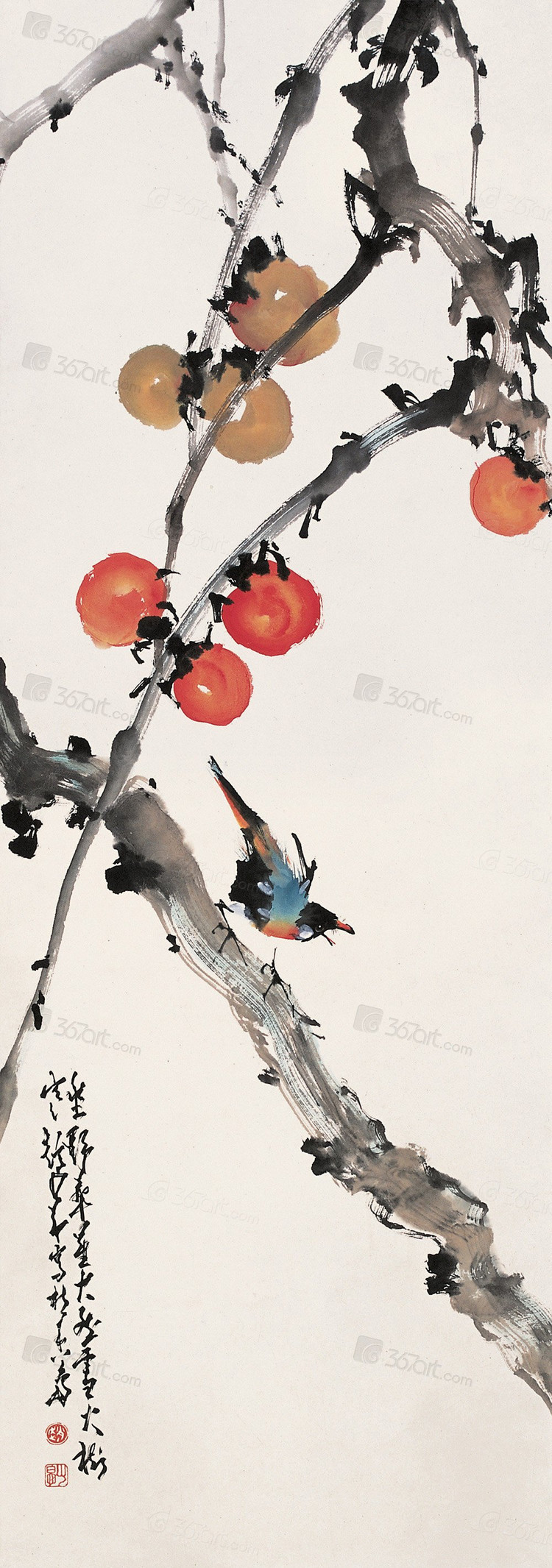 赵少昂国画作品