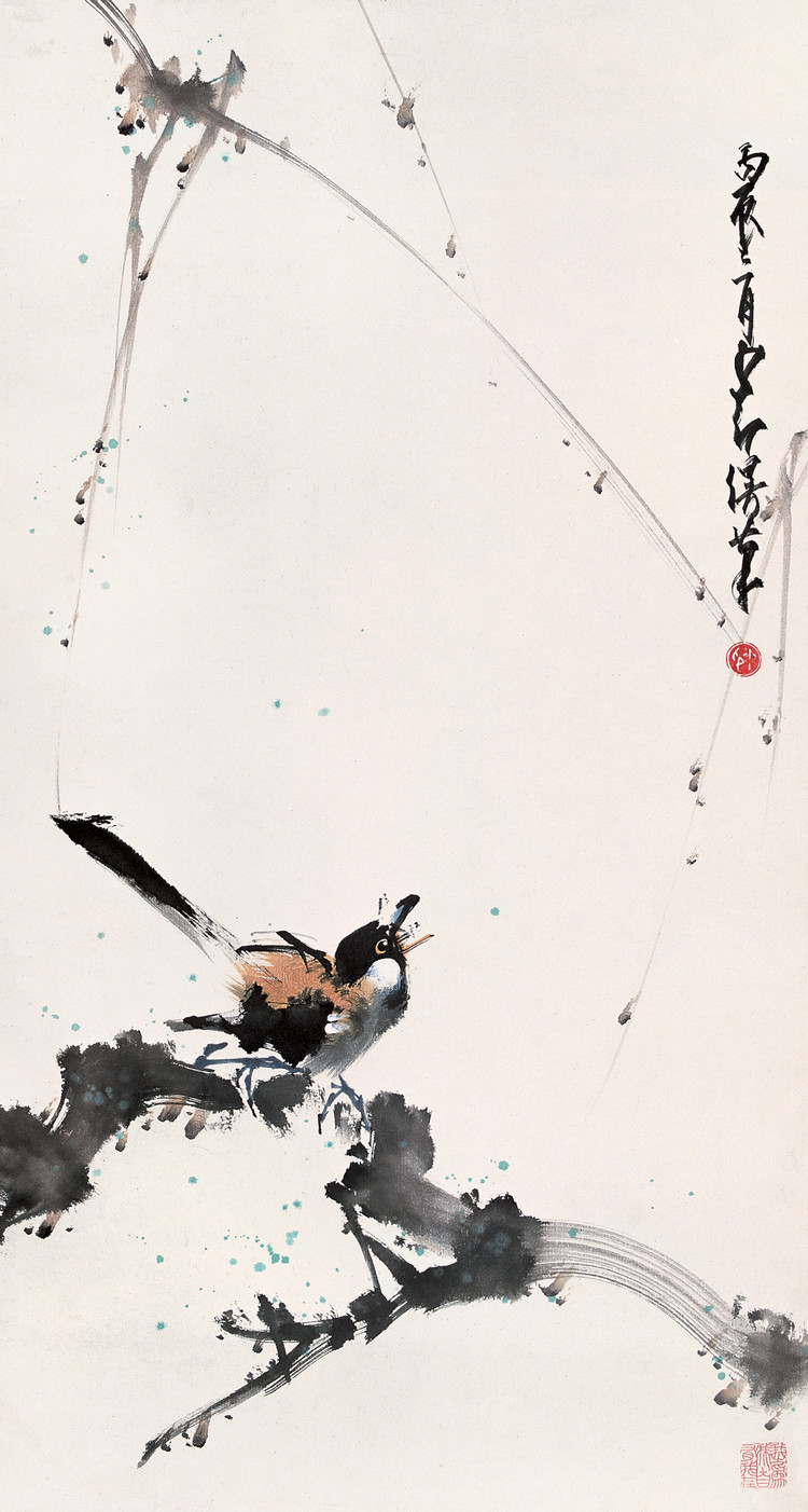 赵少昂国画作品