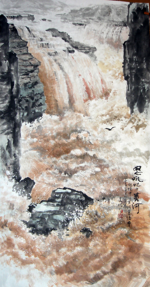 王天佑国画梅花作品