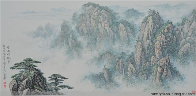 郭雅玉国画山水作品