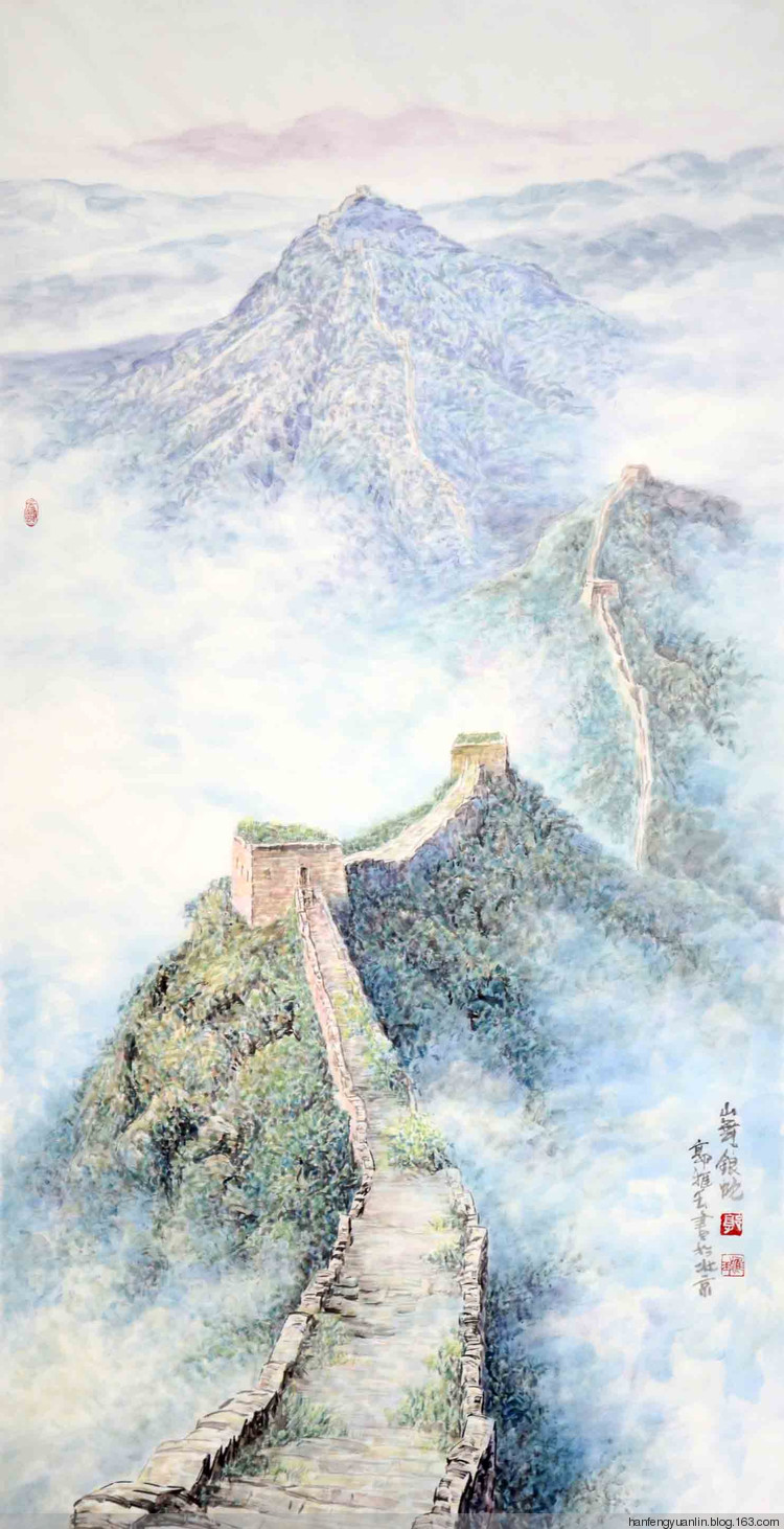 郭雅玉国画山水作品