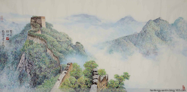 郭雅玉国画山水作品