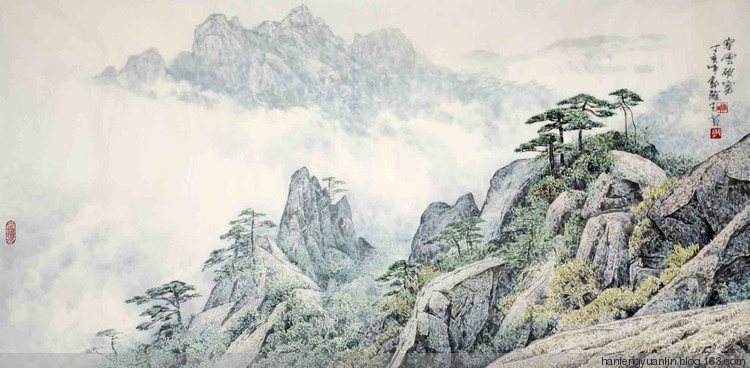 郭雅玉国画山水作品